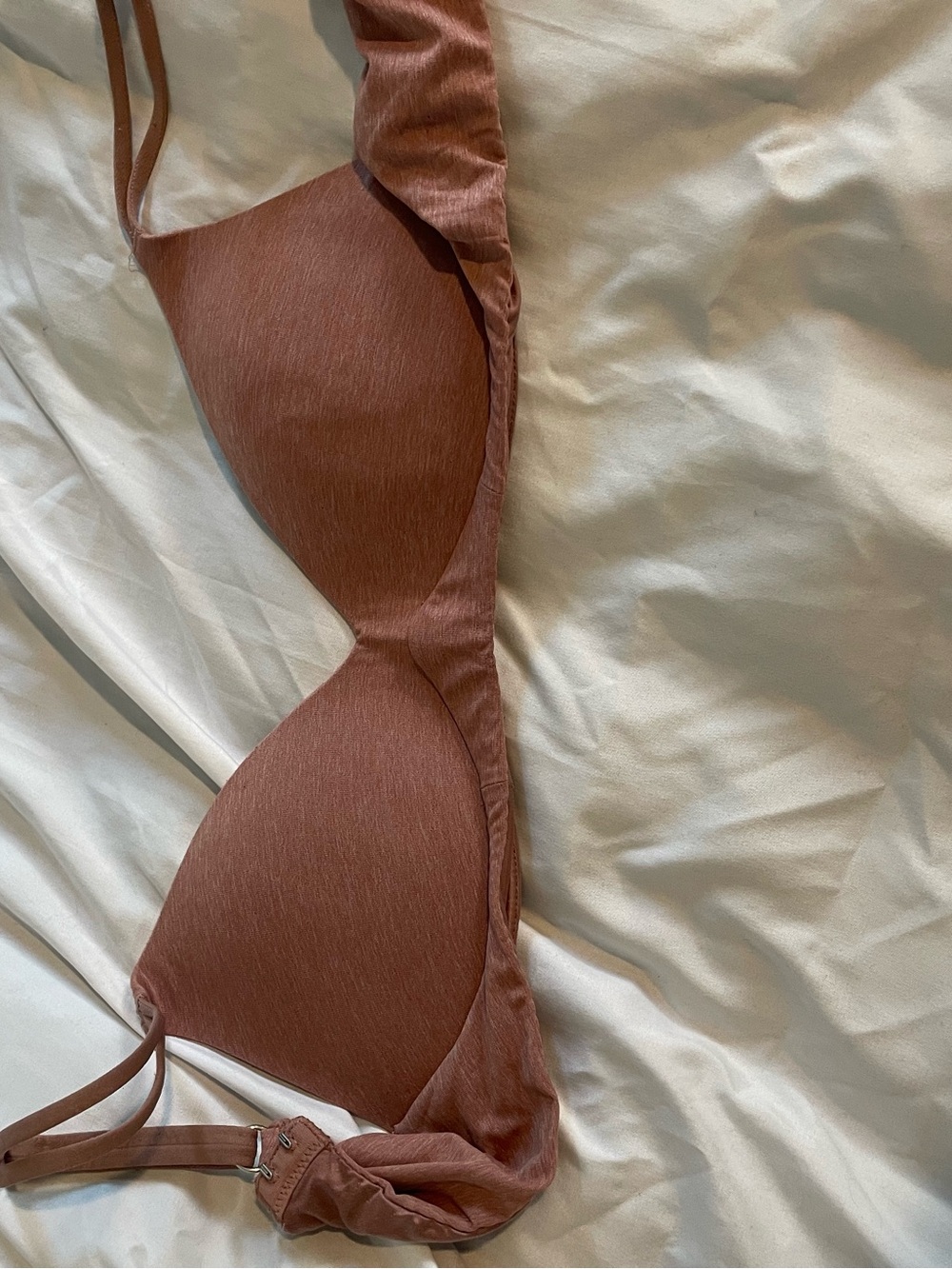 Aerie 32B Tshirt bra in rust brown